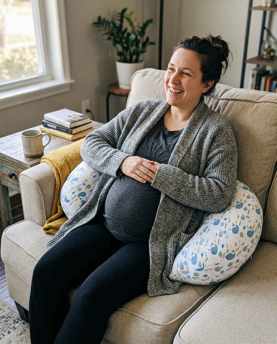 Pregnancy Wedge Pillow | Maternity Sleep Support Cushion